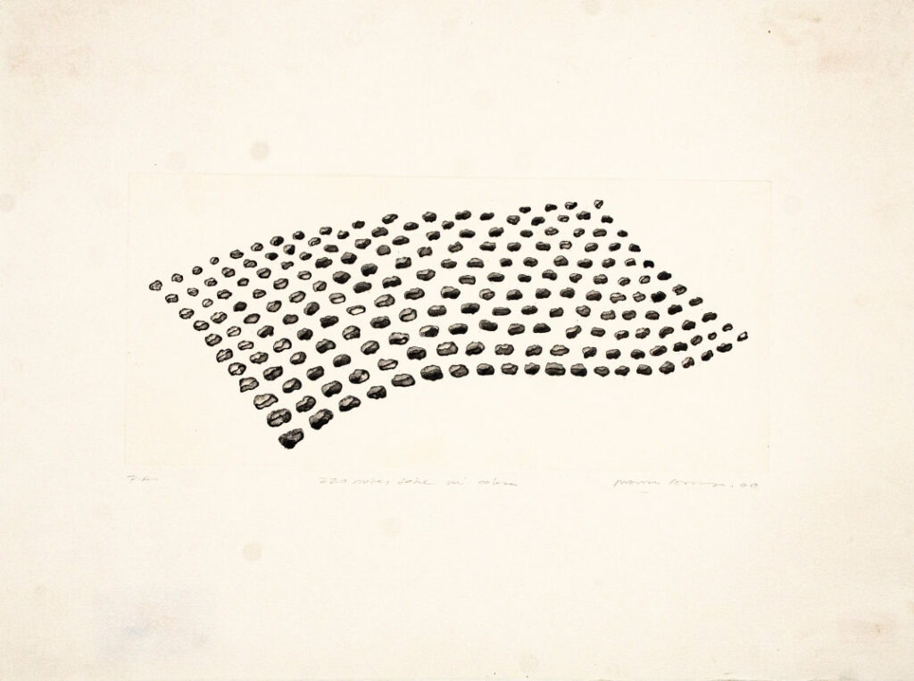 220 Nubes sobre mi cabeza opera di
Maria Alvarez Moran collezione della Quadreria Sarda di Villanovaforru