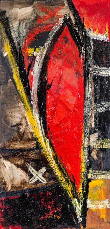 Nuovo spirito ovale opera di
Simone Dulcis collezione della Quadreria Sarda di Villanovaforru